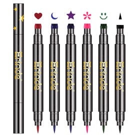 Erinde 6 Colours Liquid Eyeliner Set, Colourful Eye Liner Stick, Long Lasting Glow Eyeliner