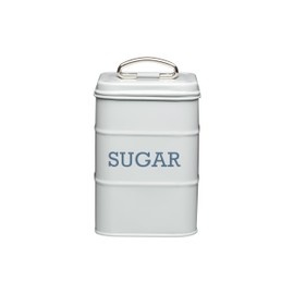 KitchenCraft Living Nostalgia Sugar Storage Canister, 11 x 17 cm, French Grey