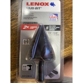Lenox New Step Drill Bit Lenox 7/8" - 1 3/8"  Vari - Bit Free Shipping