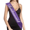 ORYOUGO Purple Bachelorette Party Bride to Be Satin Sash Bridal