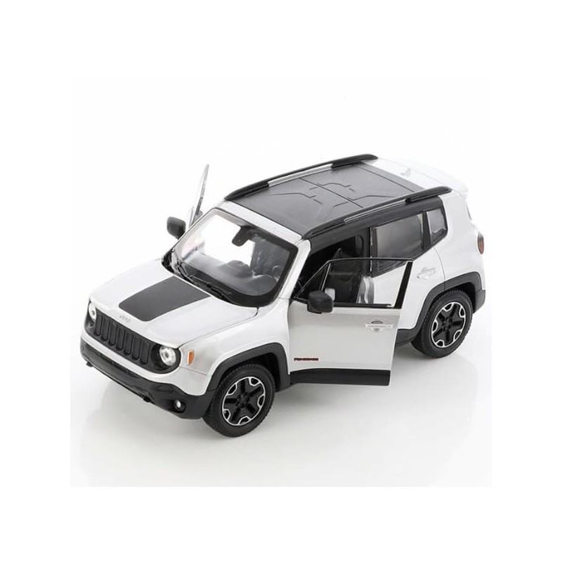 Willie 1/24 Jeep Renegade White Diecast Car, Finished Product, 24071W,