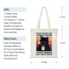 ZHANTUONE Canvas Tote Bag，Gifts For Cat Lover，Gift for Cat Mom，Cat