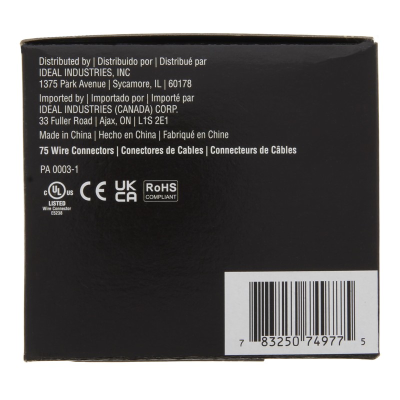 in-Sure® Lever Wire Conn, Model L33 3-Port, 75/Bx