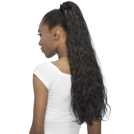 Vivica Fox Brazilian Human Hair Blend Sassy & Classy Draw String Ponytail Jayma (FS1B/30)