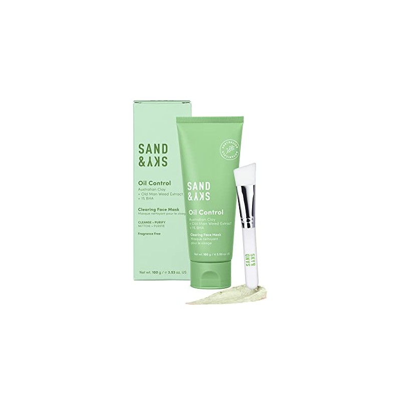 Sand Sky Mascarilla Facial Limpiadora De Control De Aceite