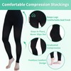 2 Pairs 20-30mmHg Compression Pantyhose for Women, Medical Graduated Compression