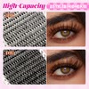 WLF Lash Clusters, 640 Pcs 2 Style 30D+40D Natural Cluster