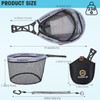 Red de pesca con mosca THKFISH plegable con mango ABS