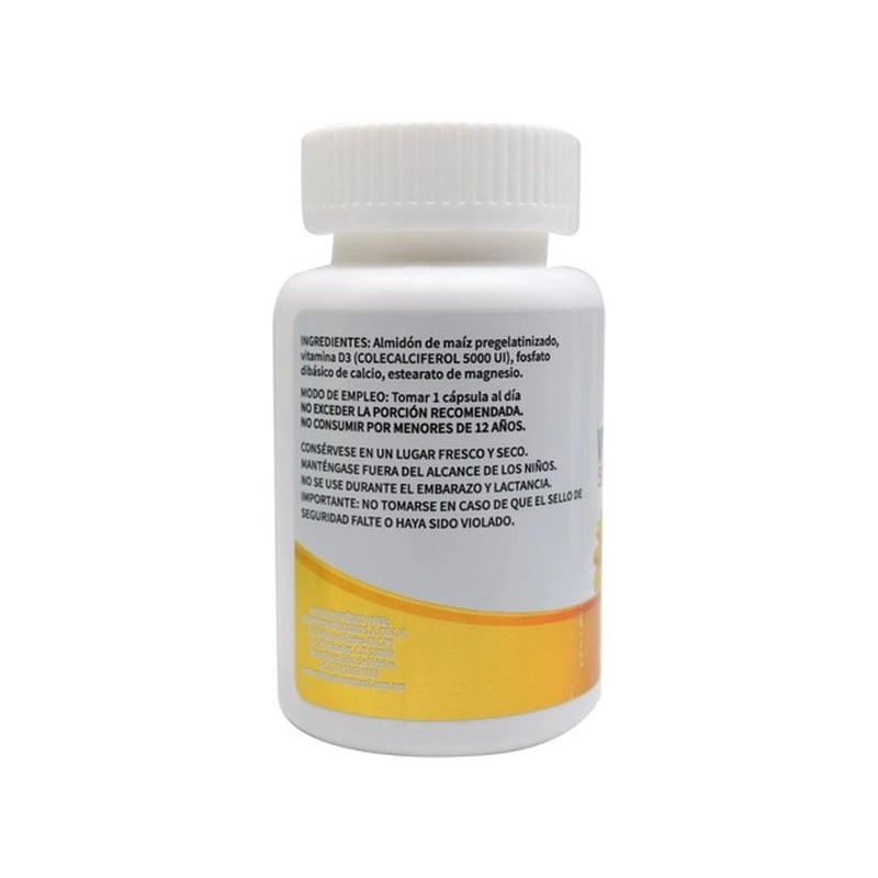 Vitamina D 5000 U 60 Cáps Dasvier