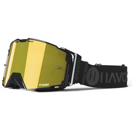 Havoc Racing Helios Goggles - For Motocross, Dirt Biking, ATV, & UTV - UV Blocking Anti-Fog Goggles