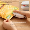 Mini snack bag sealing machine, rechargeable bag sealer, 2 to