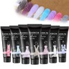 8 Pack Nail Gel Kit 15ml Glitter Builder Nail Gel