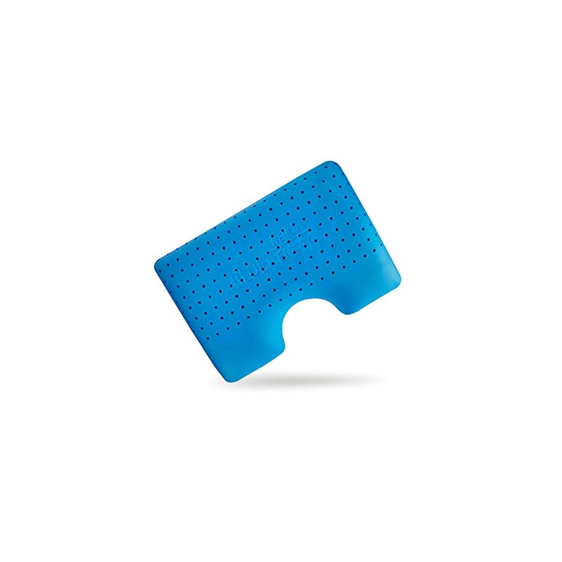 Almohada Cervical Cooling Gel Memory Foam Ortopédica con Curvatura Almohada