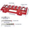 Cabinet Hole Drilling Jig Wear-Resistant Hardened Steel Drill Bushing Precise