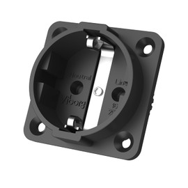 Viborg Built-in socket for power strips for HiFi and high-end installations VE01R pure copper conductor
