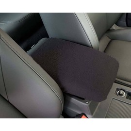 Car Console Covers Plus Handmade in USA Designed for Hyundai Kona 2018-2025 Fleece Center Console Auto Armrest Cover Protector Black (HY2)