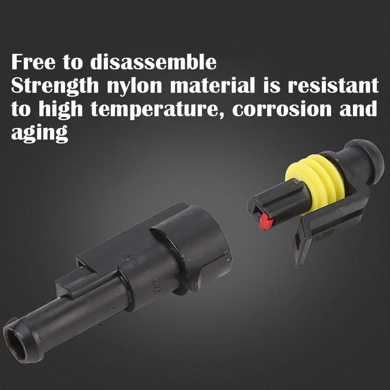 CESFONJER Car Waterproof Connector, Waterproof Electrical Terminals, Motorcycle Scooter Truck