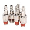 Mavaol 1 4in 18 NPT Pneumatic Quick Connect Fittings, Stainless