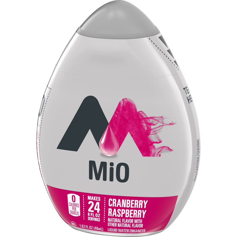 MiO Sugar-Free Cranberry Raspberry Naturally Flavored Liquid Water Enhancer 12