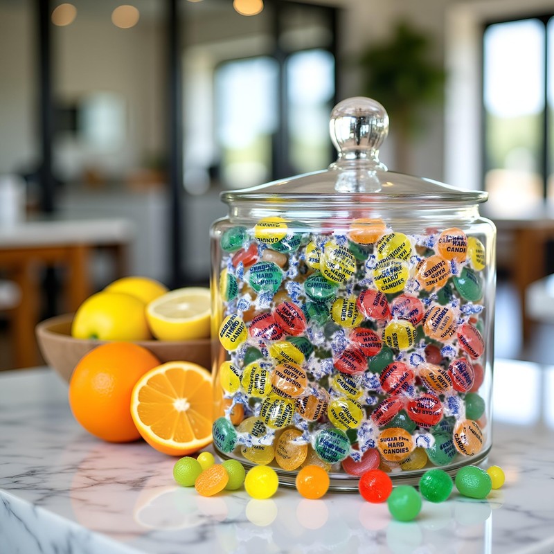SweetGourmet Sugar-Free Assorted Fruits Hard Candy | 4 Flavors |