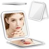 MIYADIVA Compact Mirror, 30X Magnifying Mirror, Pocket Mirror for Purse,