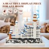 Seyaom Germany Swan Stone Castle Mini Bricks Kit, Light-Up World