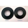 Bathtub Drain Stopper Gasket for Tip-Toe Style Stopper, Black Rubber