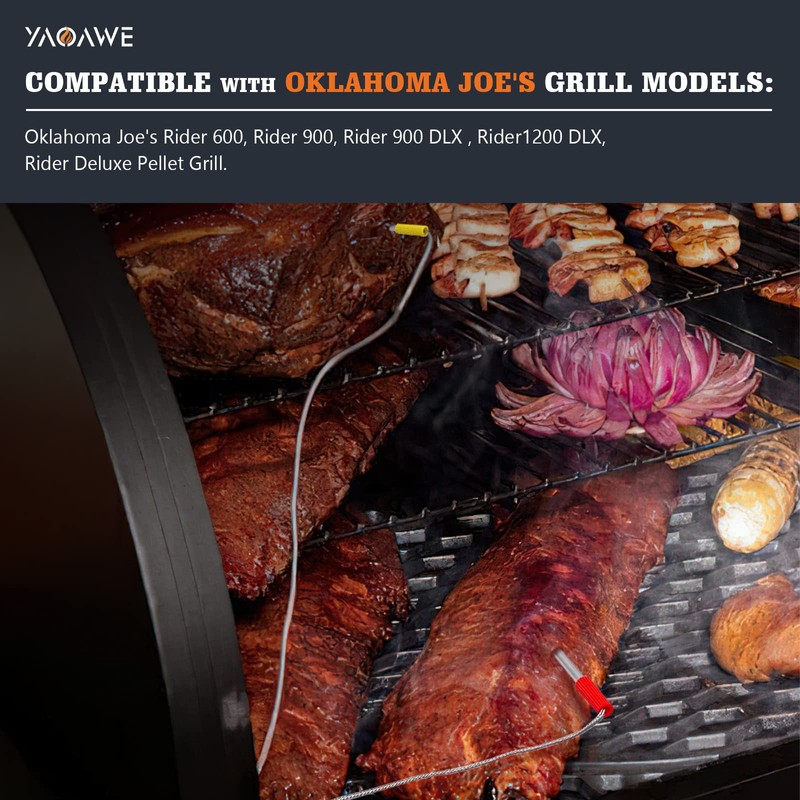 2-Pack Meat Probe Replacement for Oklahoma Joe's, Z Grills, Cuisinart