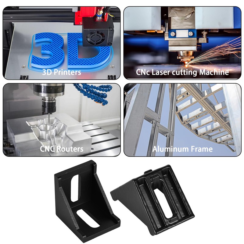 Aluminium Profile Angle Mounting Material, 30 x 30 Mounting Material