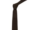 King & Priory Highland Weave Cocoa Brown Tie, Necktie