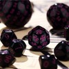 DollaTek 15 Piece Complete Polyhedral Dice Set D3-D100 Role Playing