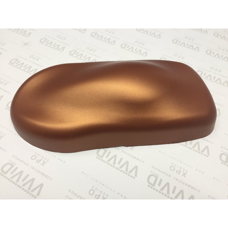 VViViD+ Matte Metallic Copper Rust (Ghost) Vinyl Wrap Roll (6ft