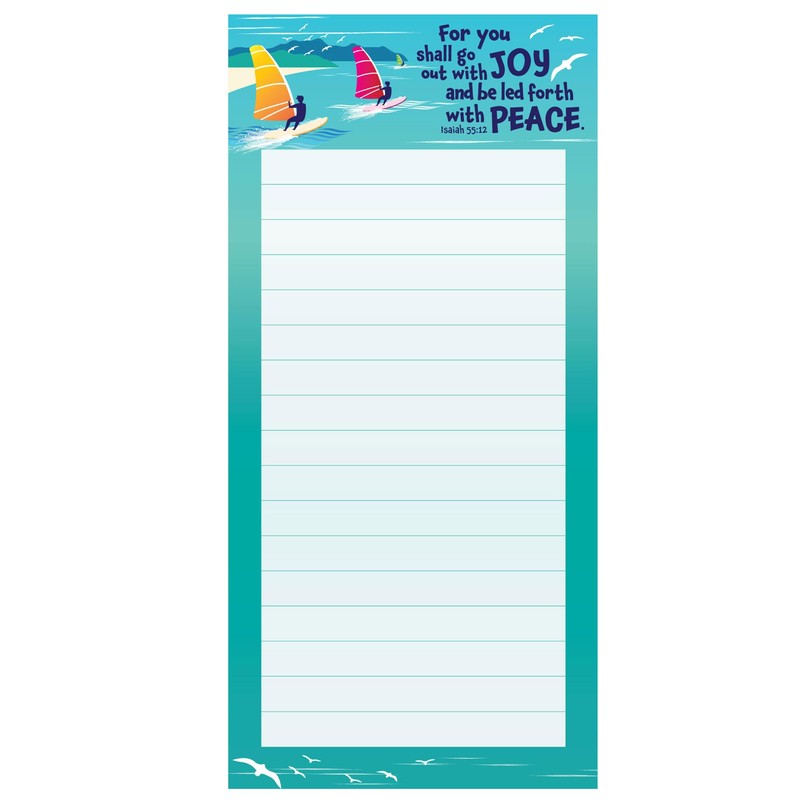 Christian fridge notepads, pack of 4, designed in England, with