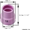 RIVERWELD TIG Alumina Nozzles Ceramic Cups 53NACN -12# 14# 16#