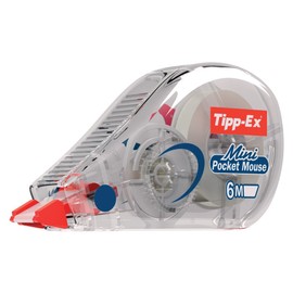 Tipp-Ex Mini Pocket Mouse Correction Tape 6 m x 5 mm Pack of 5 White