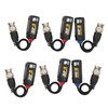 6Pcs Video Power Balun 8MP Anti Thunder Transmitter for CVI/TVI/AHD/CVBS