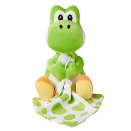 Simba My Mario Yoshi con panno di peluche (23 cm) con morbido peluche per neonati, bambini e fan a partire da 0 mesi