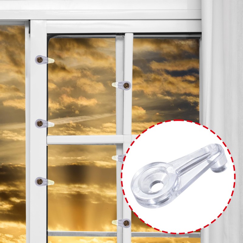 BEIQIYA 50pcs Window Screen Clips, Storm Windows Clips with Screws,