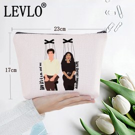 LEVLO Musical Drama Movie Cosmetic Make Up Bag Andrew Fans Gift Now It's 4 a.m And We Have Therapy Tomorrow Make Up Zipper Pouch Bag For Musical Fans, Now It's 4 a.m, Cosmetic Bag