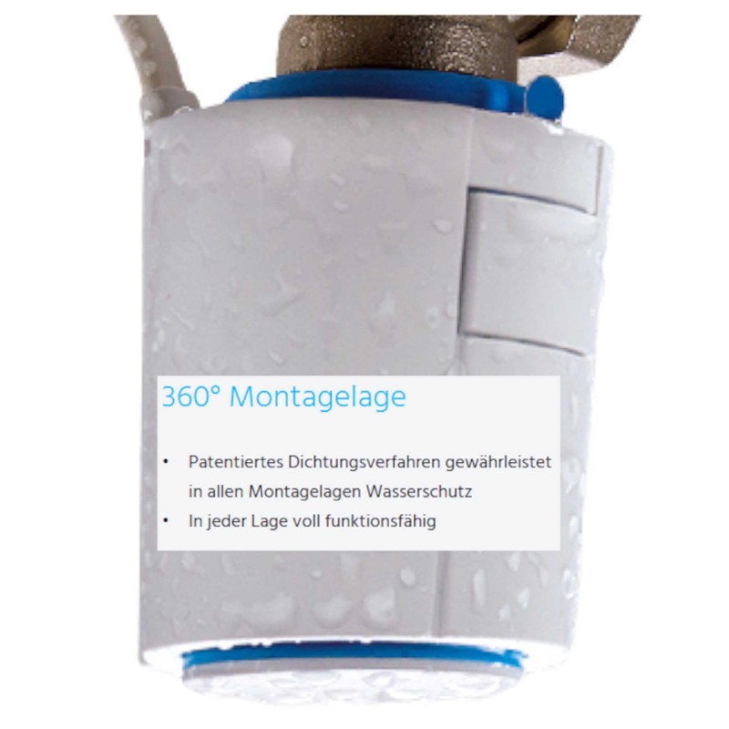 Thermal Actuator for Underfloor Heating, 24 V No Thermal Drive,
