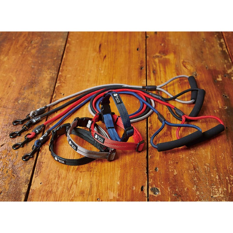 Petio Porta Lead Silver Grey Small