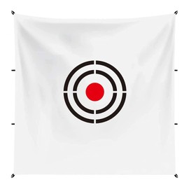 Golf Target, Target, Golf Target, Practice, 5.9 x 3.9 ft (1.5 x 1.5 m), White Canvas, Shock Absorption, Noise Reducing, Durable, Indoor and Outdoor Use