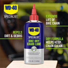 WD-40 Specialist Bike Dry Chain Lube, 4 OZ