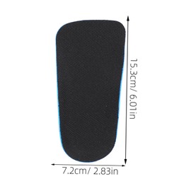 Baluue 1 Pair Height Increase Insoles for Men and Women Invisible Shoe Lift Pads with Soft Arch Support Cushion Comfortable and Discreet Elevation for Sneakers Boots Gender Neutral Design