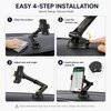 Long-Arm Car Phone Holder with Suction Cup – 16.9-Inch Adjustable