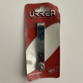 URREA 000A - 9 Blade Feeler Gauge Set Stainless Steel Folding Measuring Tool