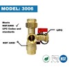 Kahenian 3/4 inch Tankless Water Heater Isolation Service Valve Flush