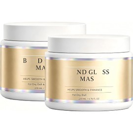 Mascarilla de brillo, para un cabello más fuerte y con un aspecto más suave (2 unidades)