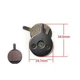 MTB Bike Disc Brake Pads, CATAZER 4 Pairs Bicycle Brake Pad Universal Multiple Models Compatible with Mountain Bikes (DBP026-1)