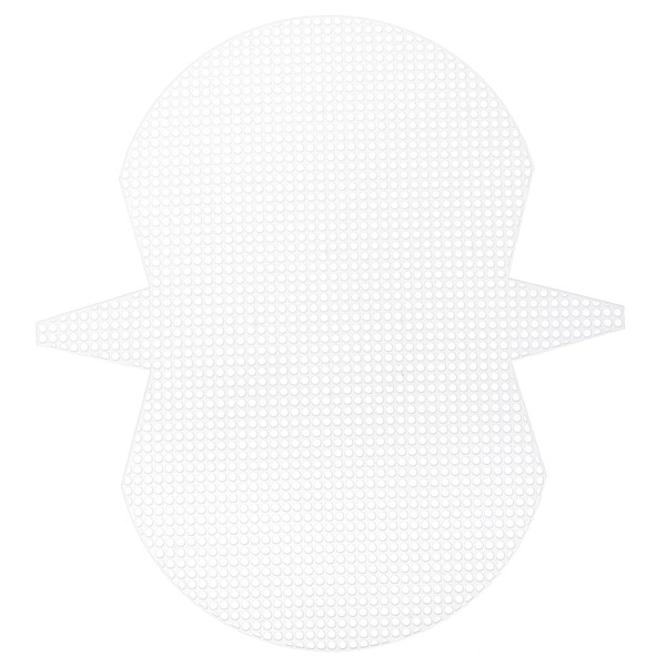 uxcell Plastic Mesh Canvas Sheets 2 Pieces 6 Grids 26.5cm/10.4"